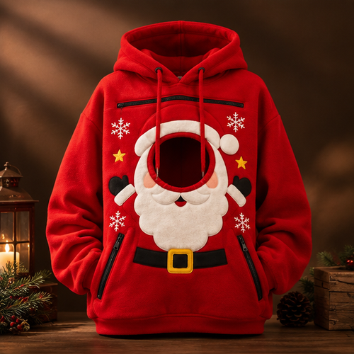 Women Halloween Pet Pouch Hoodie, Sherpa Cat Dog Carrier Hoodies, Puppy Holder Carrying Hooded Sweatshirt, Solid & Halloween Print Long Sleeve Big Pocket Oversized Pullover Jumper for Pet Lovers